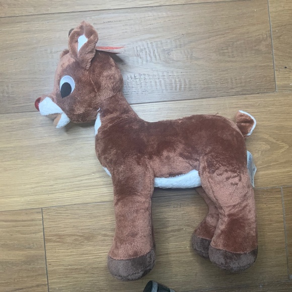 Build-a-Bear Rudolph the Rednosed Reindeer with Tags - Picture 1 of 11